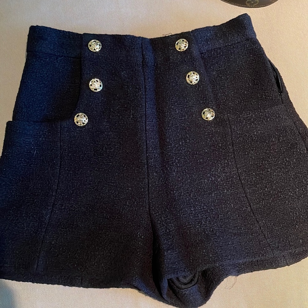 Zara tweed size medium shorts